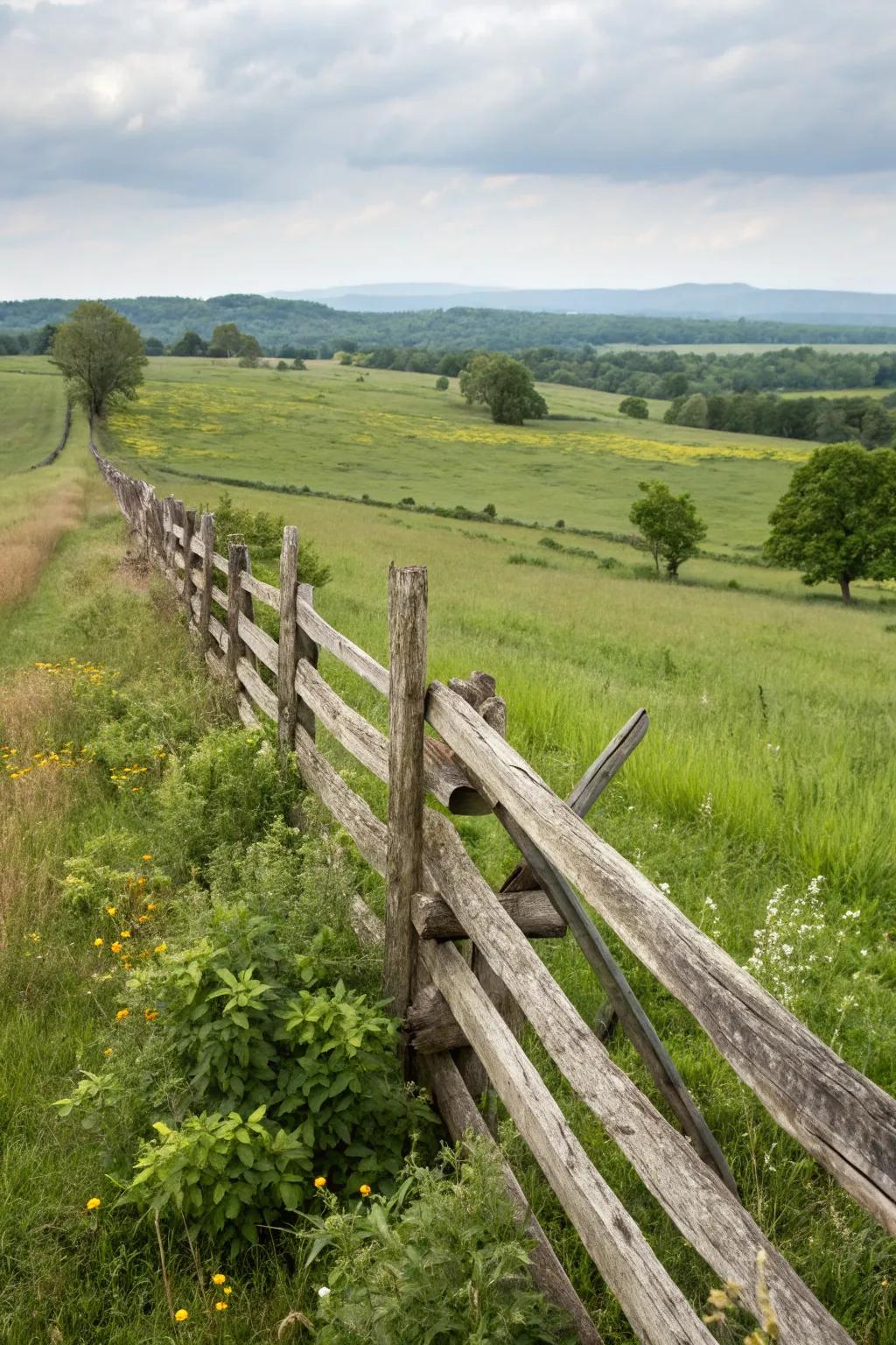 The crossbuck design offers both beauty and functionality.