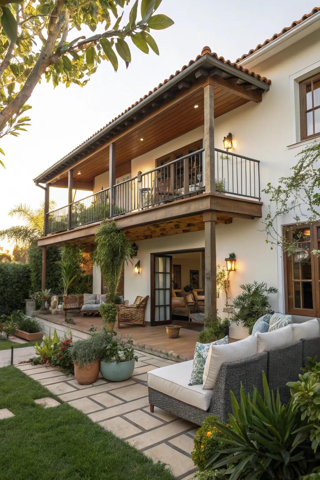 An inviting outdoor space perfect for relaxation and entertaining.