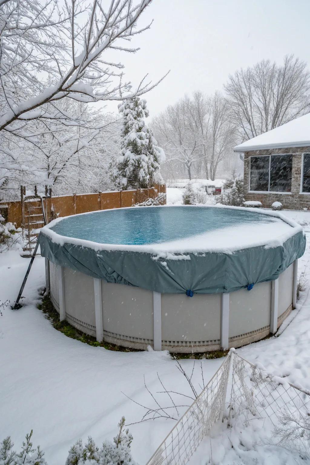 Heavy-duty winter covers are essential for off-season protection.