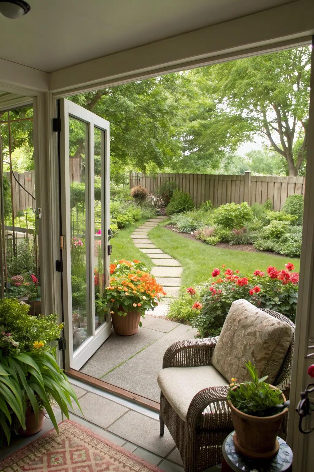 Blur the lines between indoor and outdoor living on your porch.
