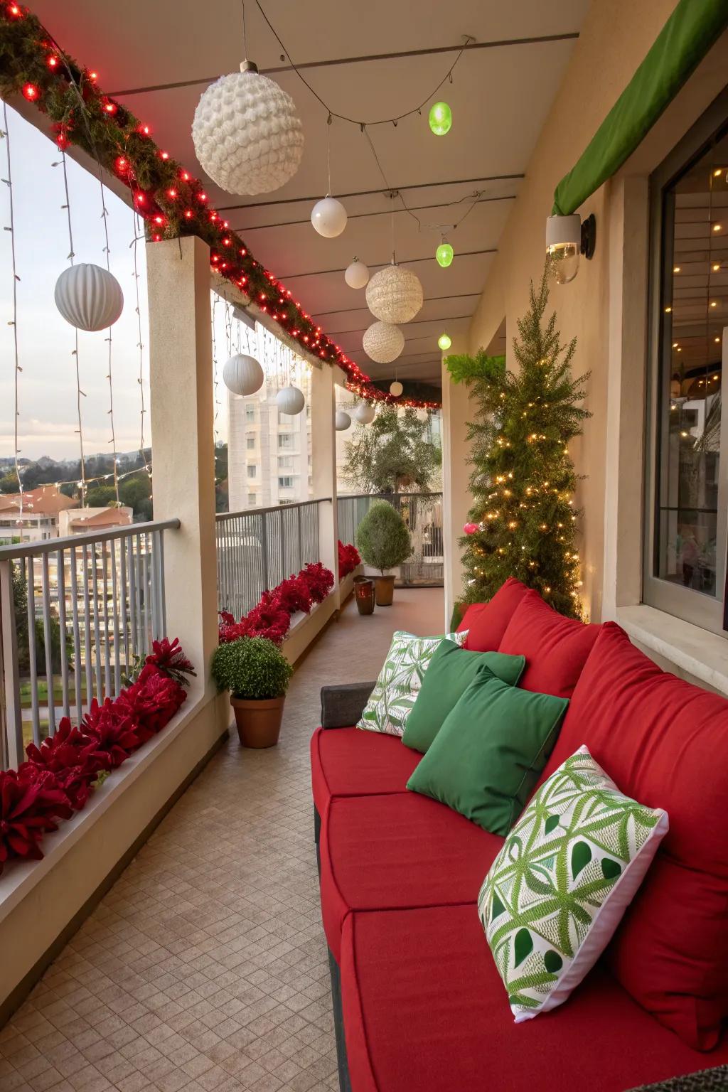 Classic Christmas colors bring nostalgia.