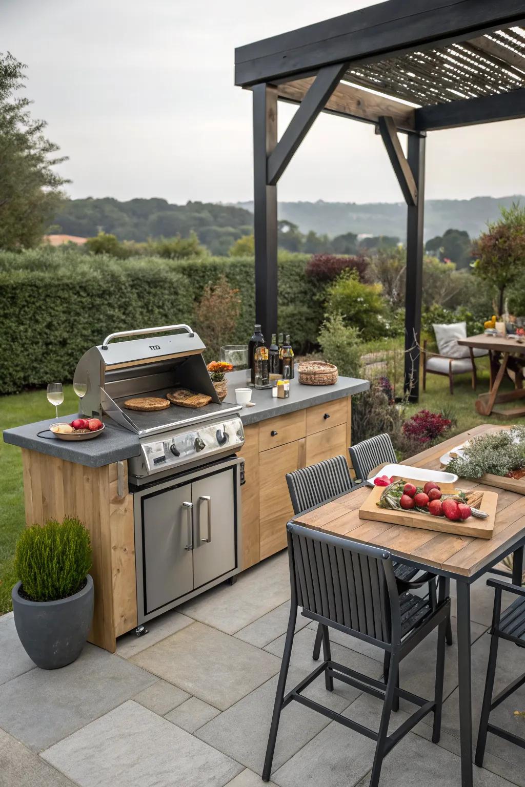 Cooking outdoors has never been so inviting.