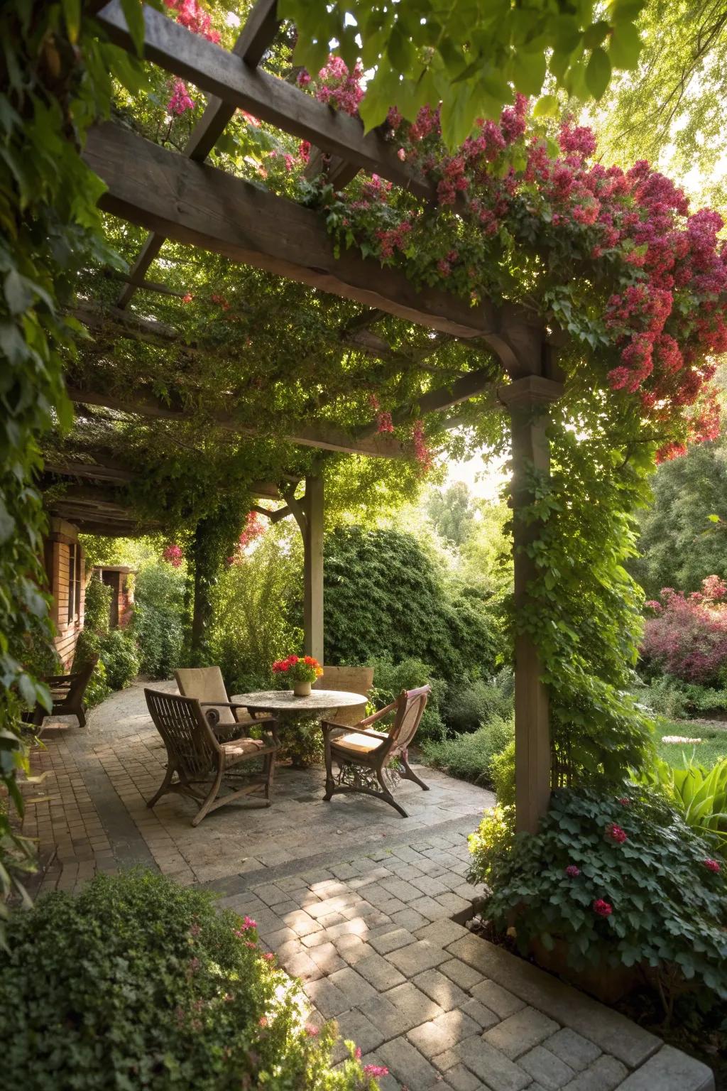 Enjoy shade and style with a backyard pergola.