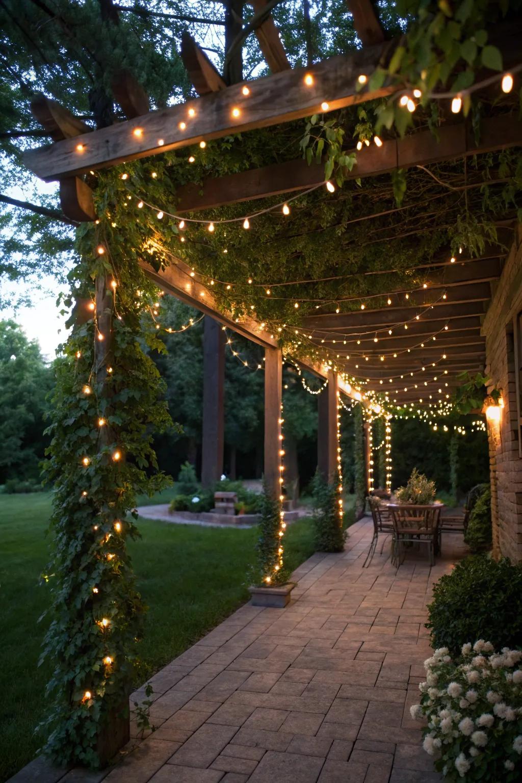 Create a magical ambiance with these eco-friendly lights.