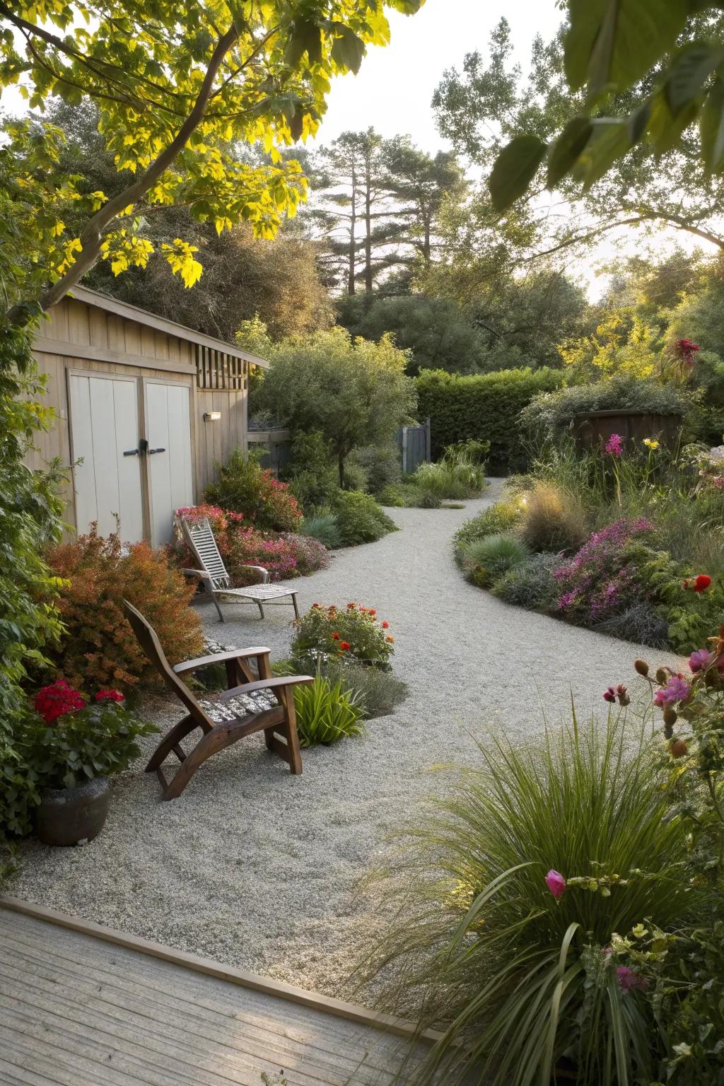 Create harmony with nature using plant borders.