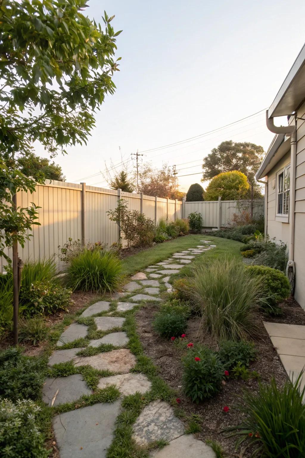 Beautiful pathways that add structure and style.