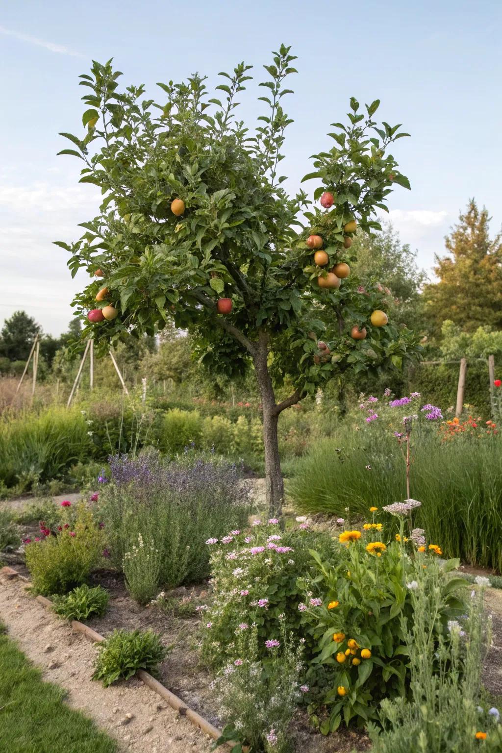 Create a harmonious ecosystem with fruit tree guilds.