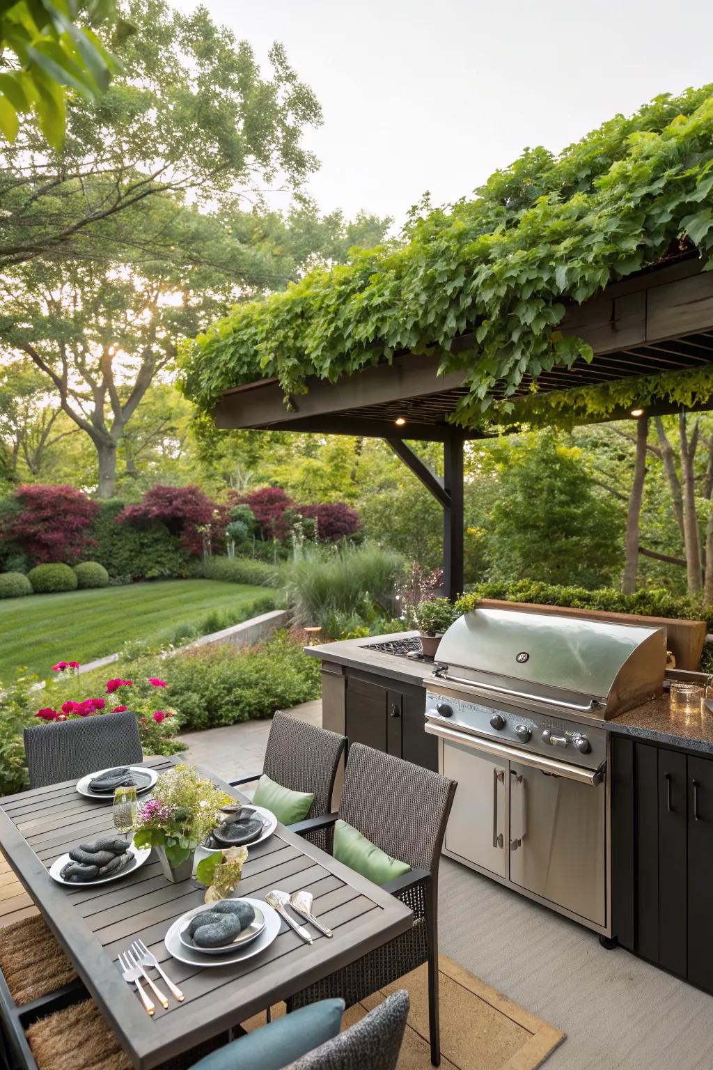 Blend nature with functionality using a living roof.