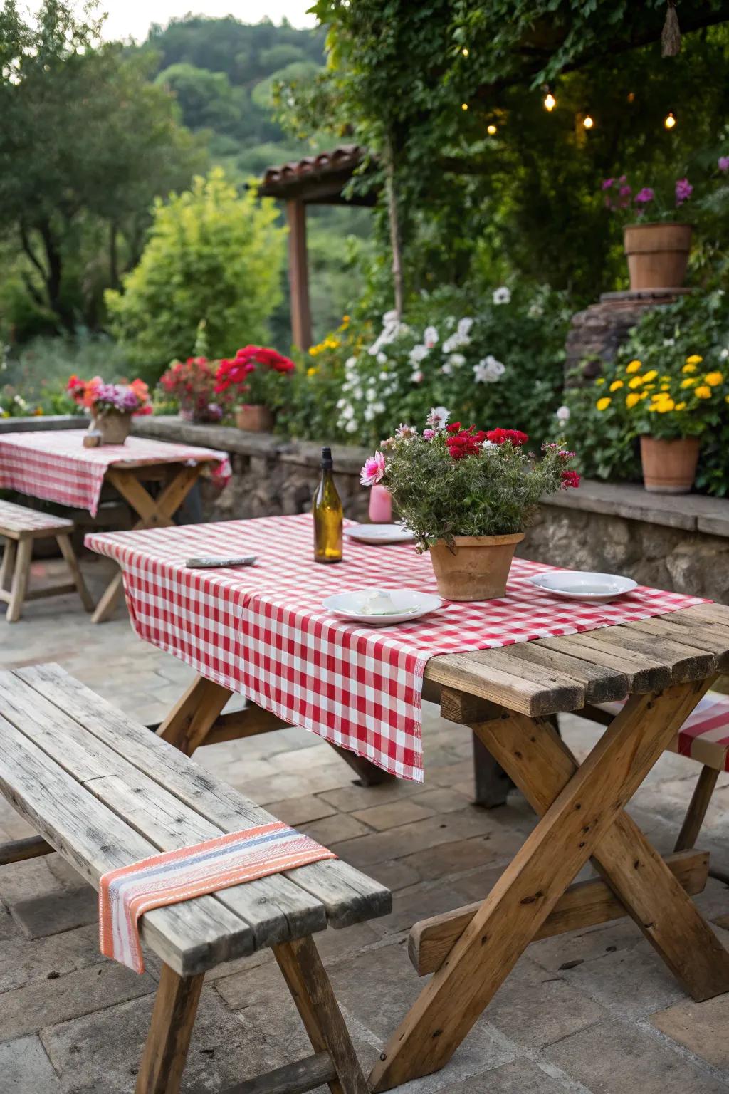 Themed decorations add a cohesive charm to your BBQ.