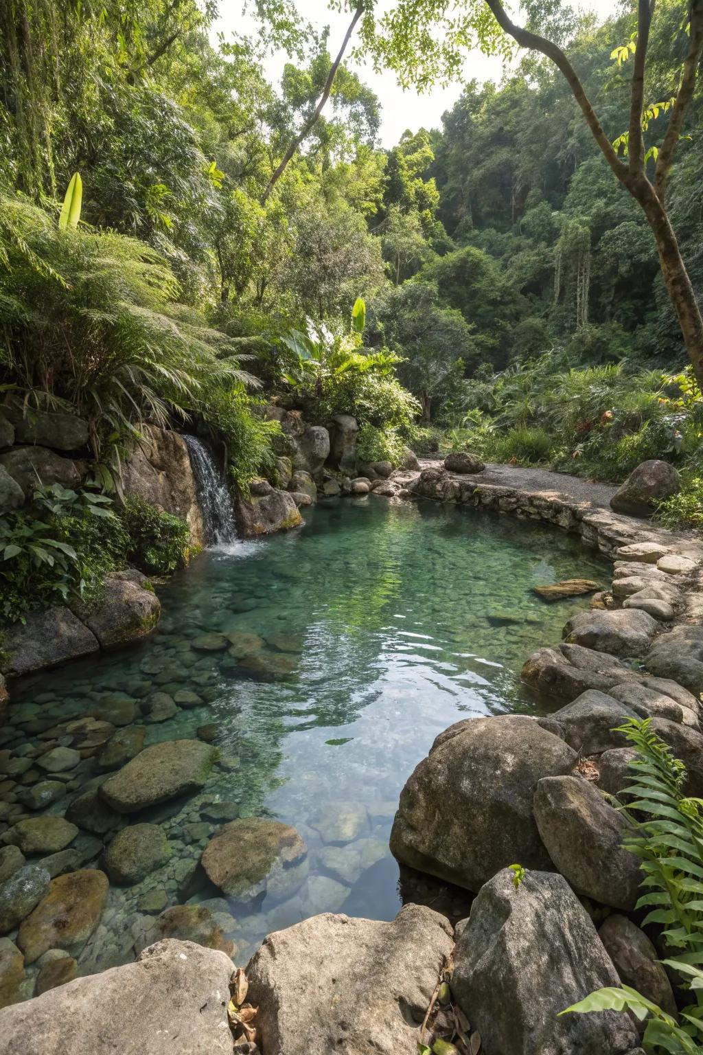 Natural pools offer a sustainable and chemical-free swimming experience.