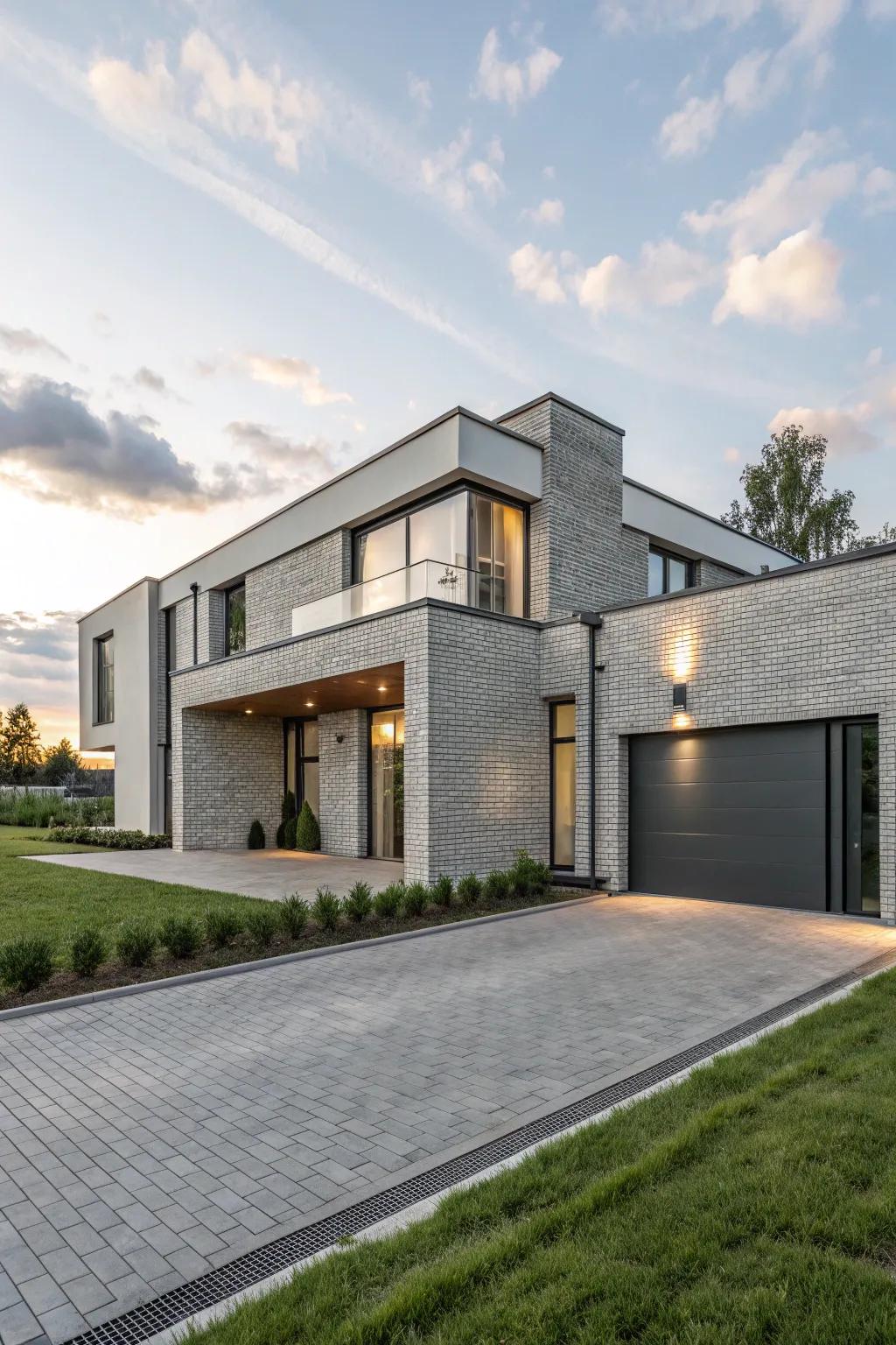 Modern Aluminum offers a sleek, sophisticated look.