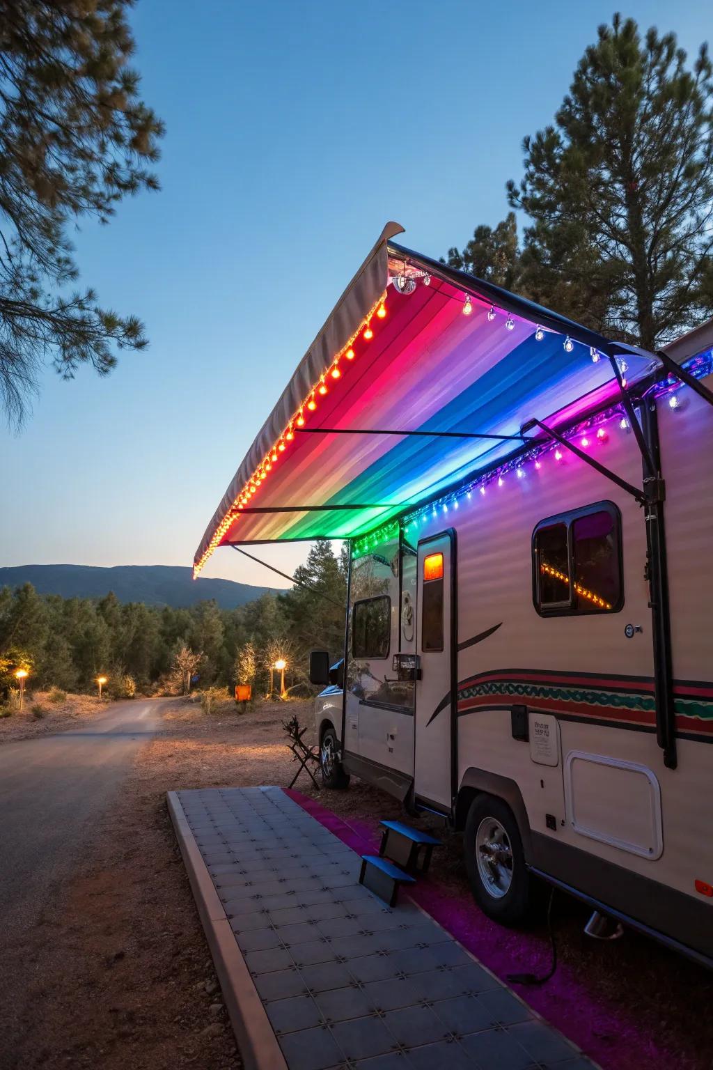 LED strips allow you to customize your lighting ambiance.