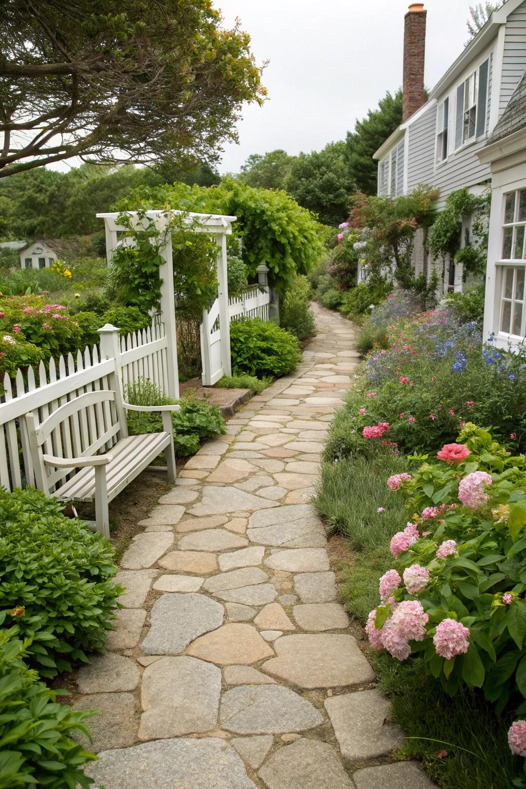 Pathways add character and guidance to your garden.