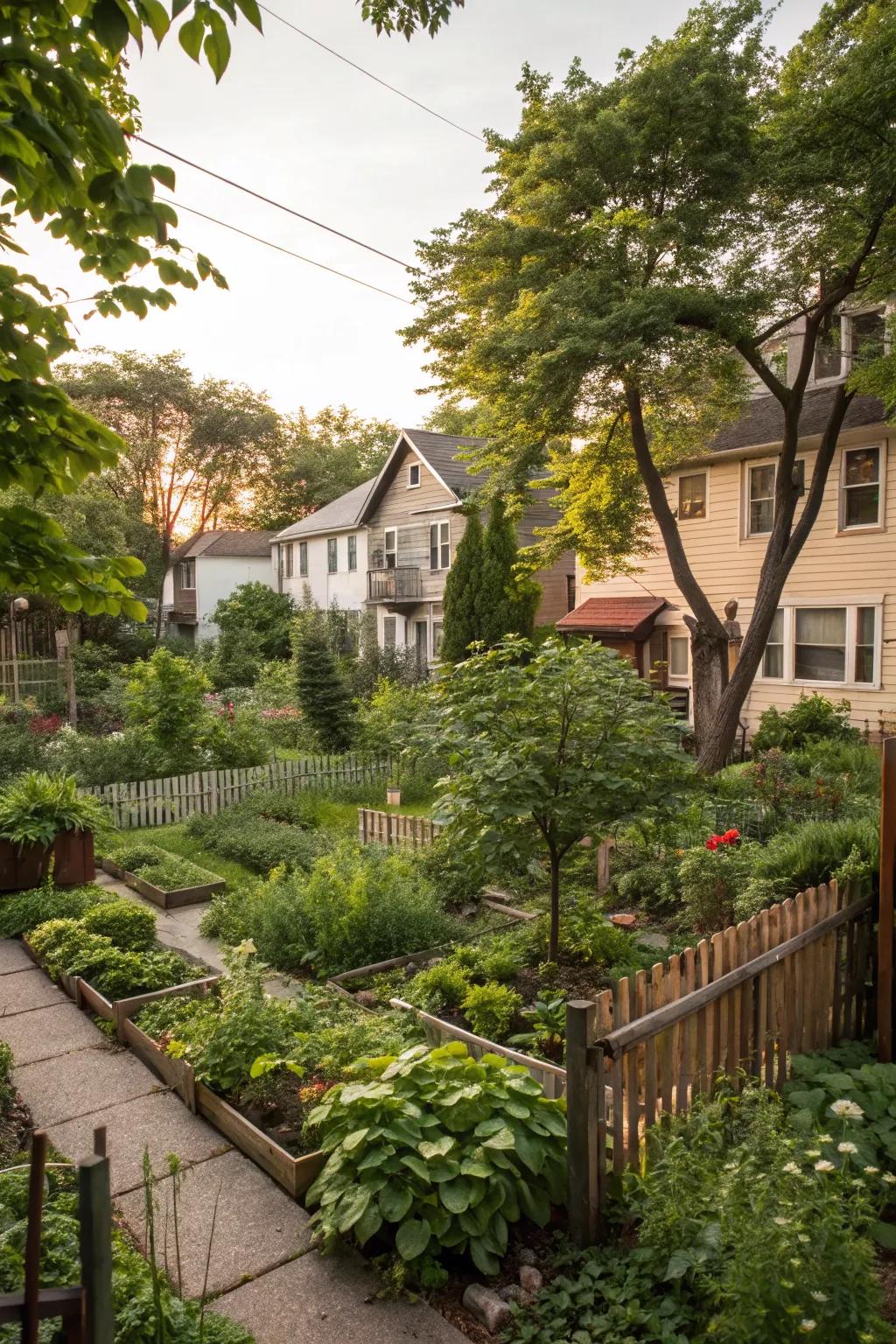 Bring the jungle to the city with lush greenery.