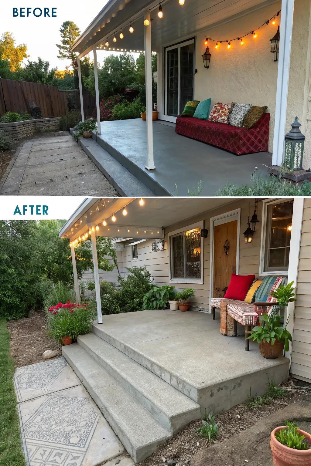 See the stunning transformation from drab to fab.