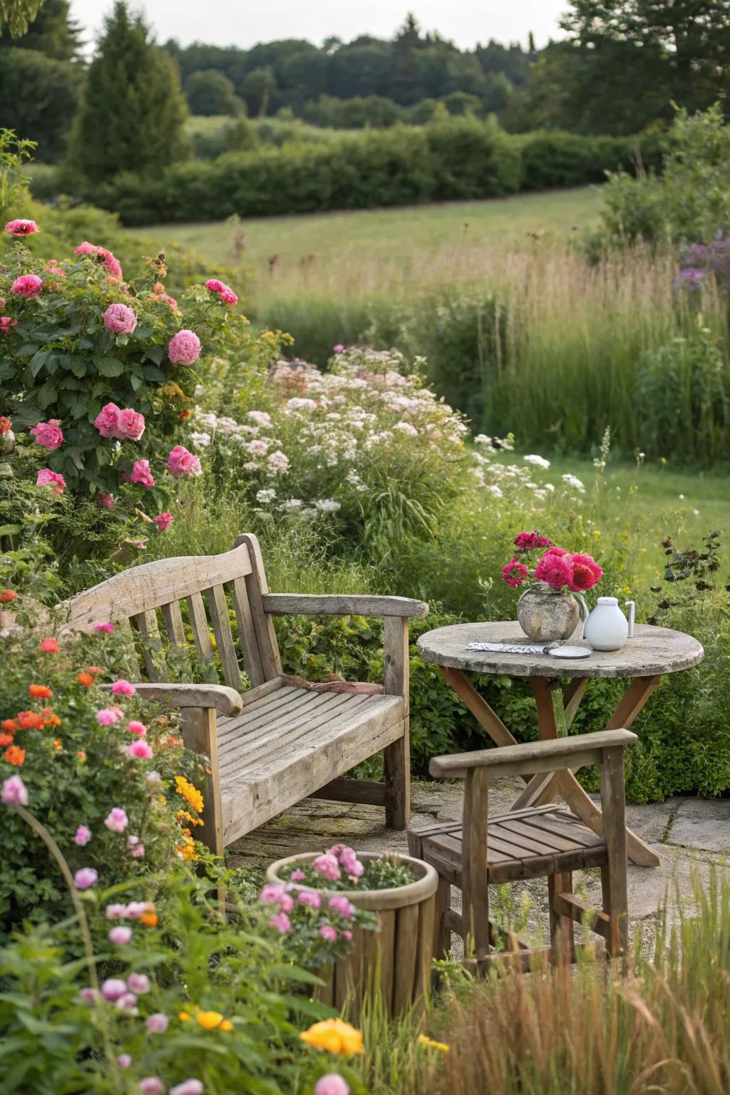 A cozy seating area invites relaxation.