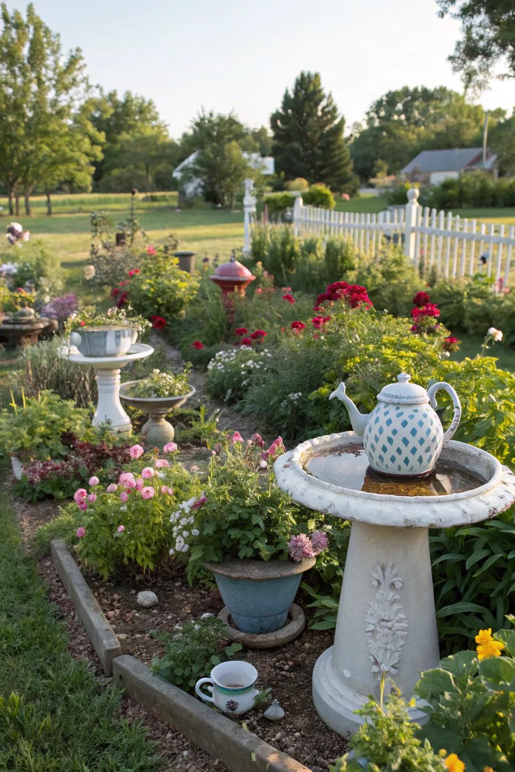 Explore the versatility of container gardening with creative choices.