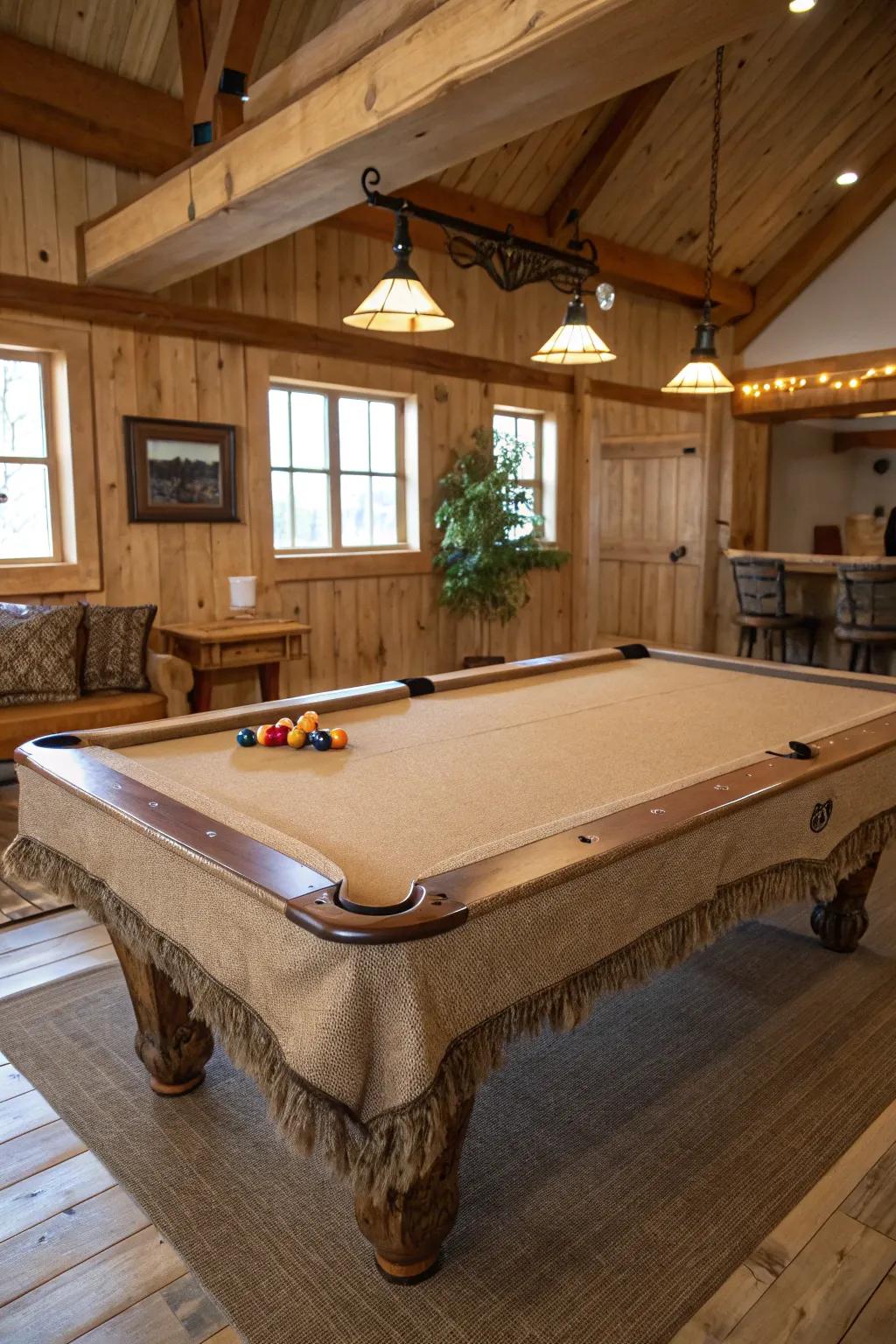 Textured fabric covers bring rustic charm to your decor.