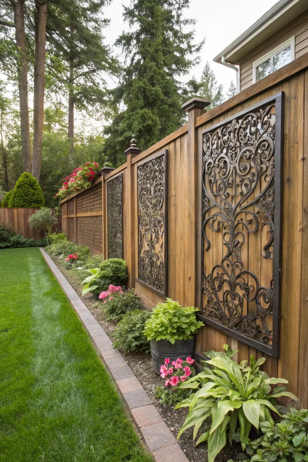 Artistic Panels to Elevate Your Fence Design