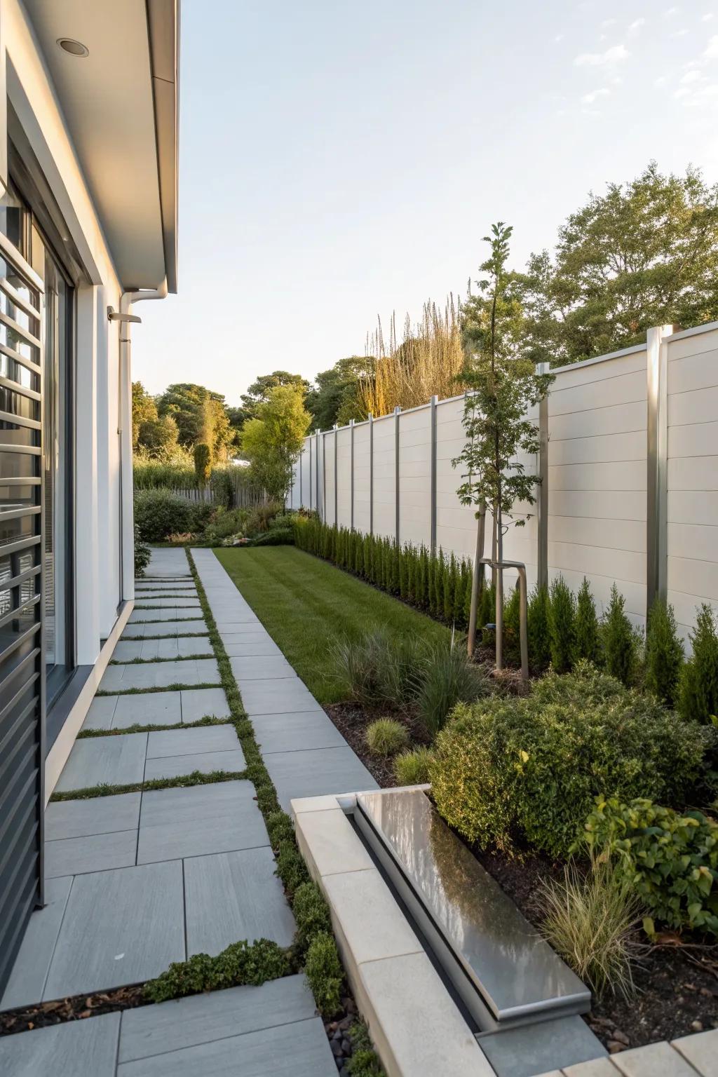 Add modern flair with metal kickboards