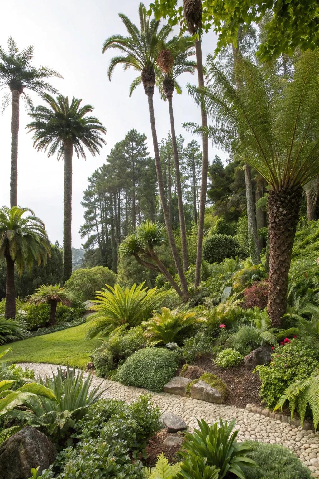 Layered planting creates depth and interest in your garden.