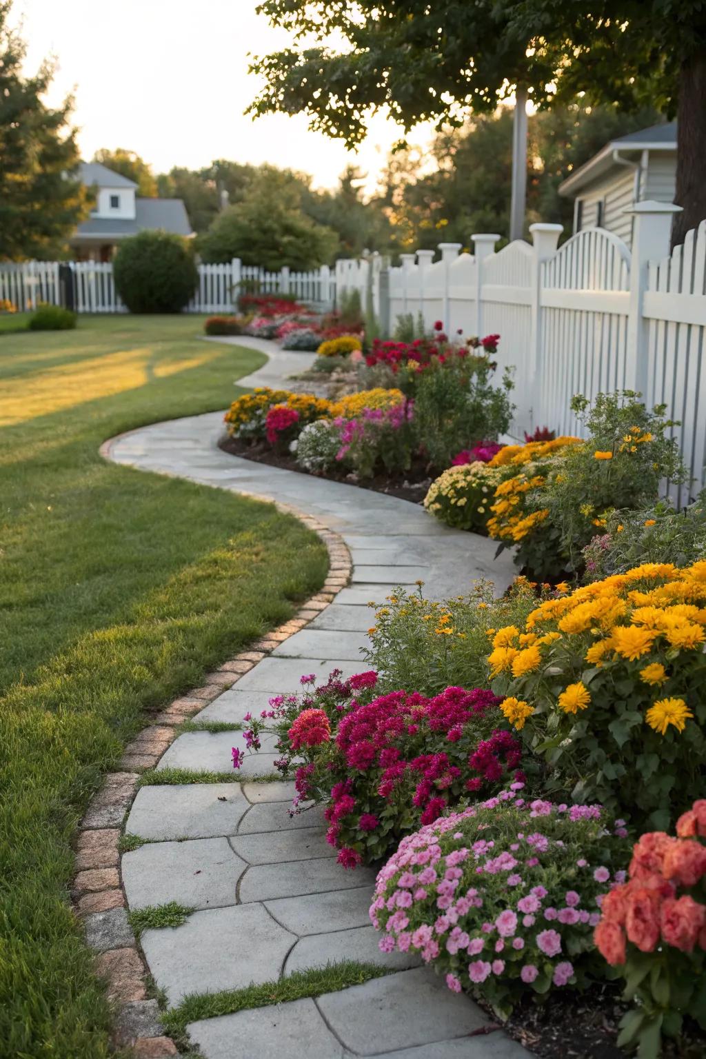 Pathways invite exploration and add a magical touch to your garden.