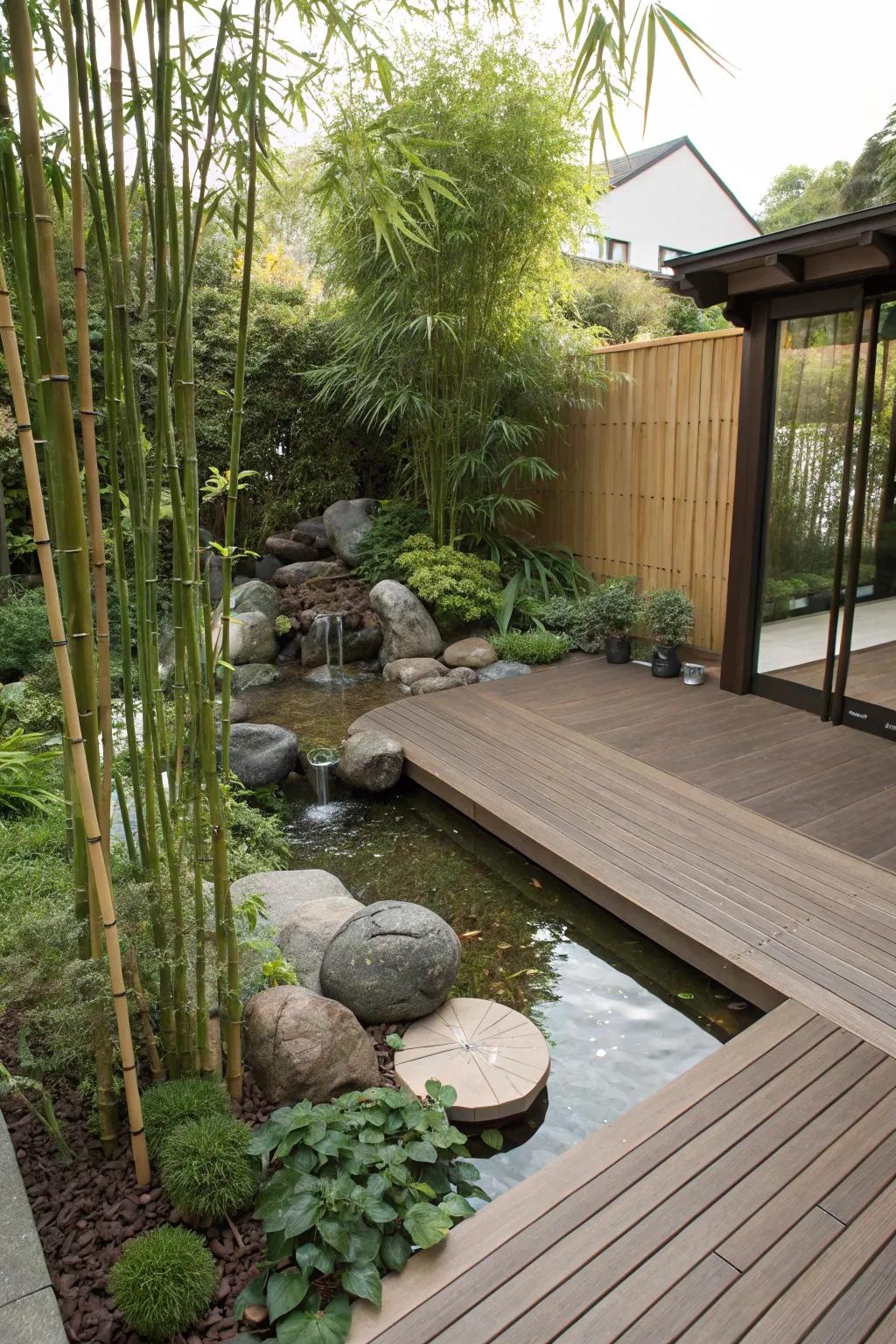 Find tranquility with a Zen-inspired deck.
