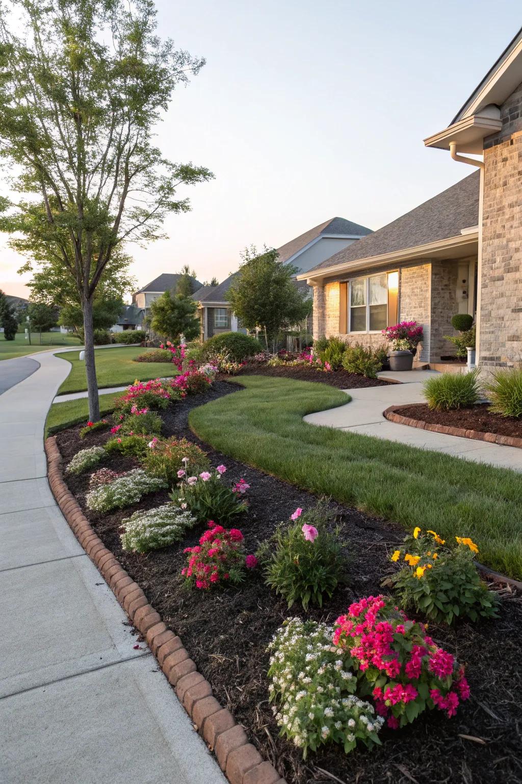 Mulching and edging define your garden spaces beautifully.