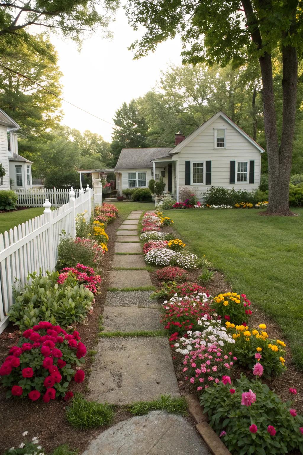 Symmetry brings elegance and order to your garden.