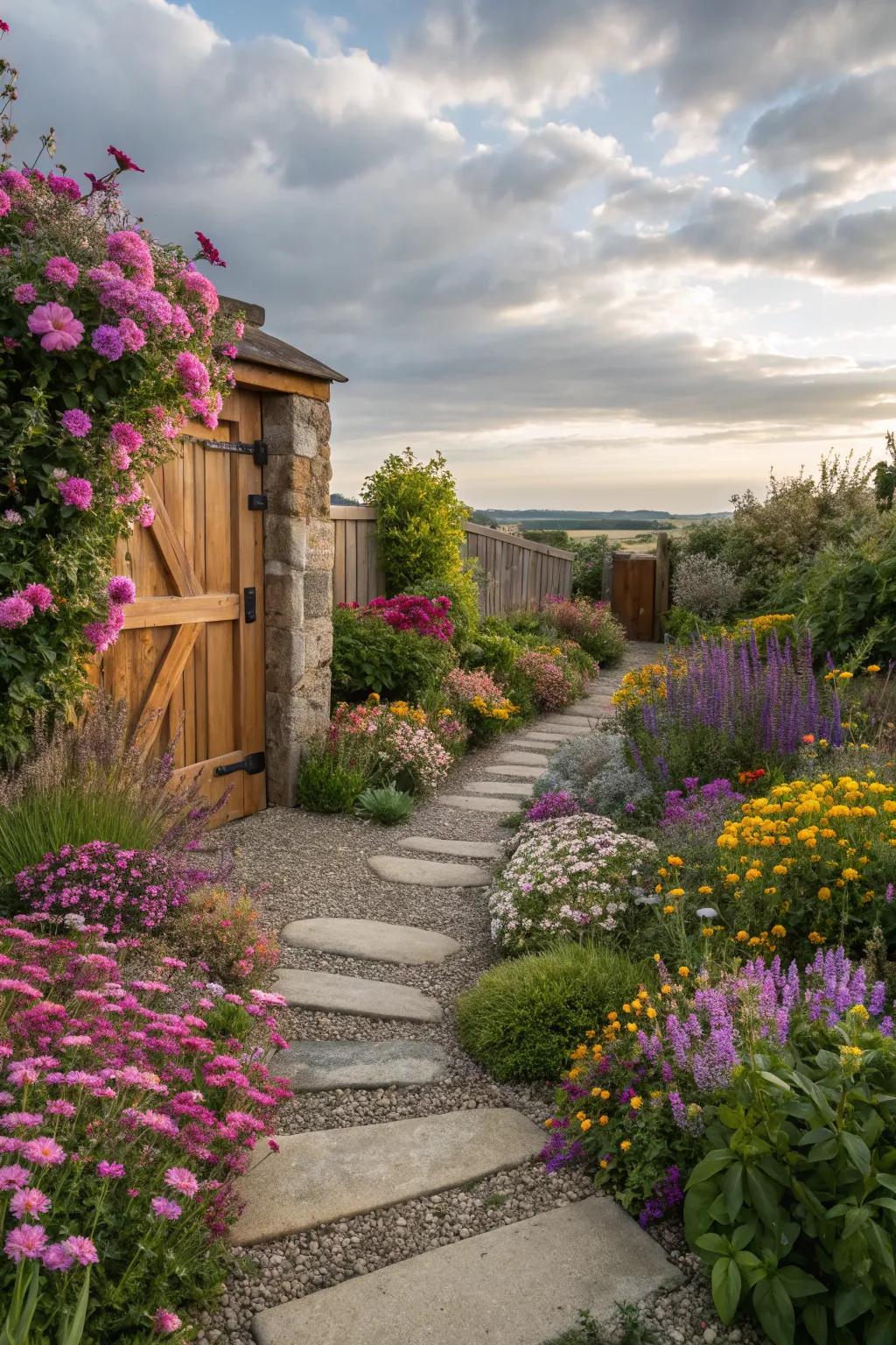 A charming garden path inviting exploration.