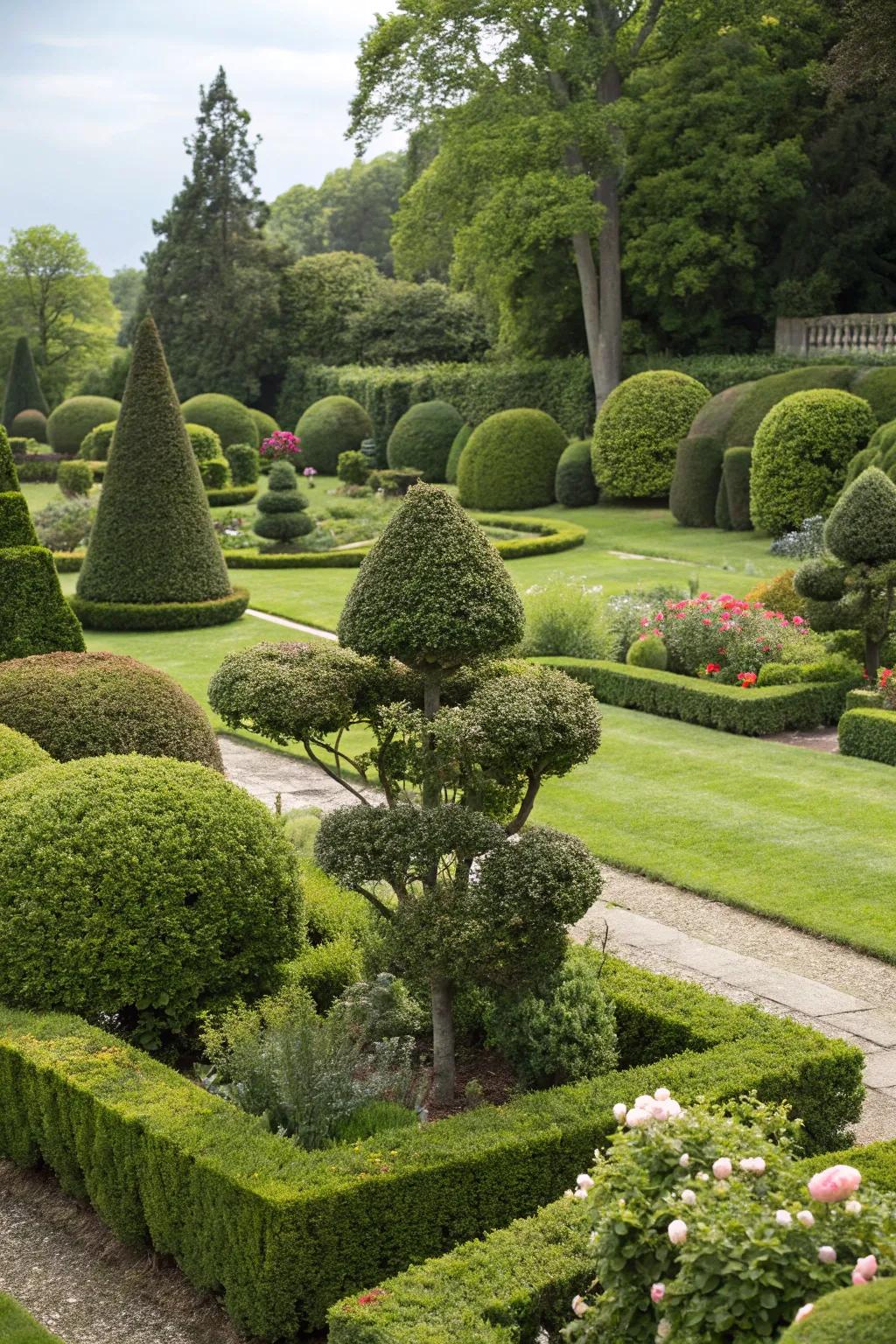 Topiary adds a whimsical and artistic element to your garden.