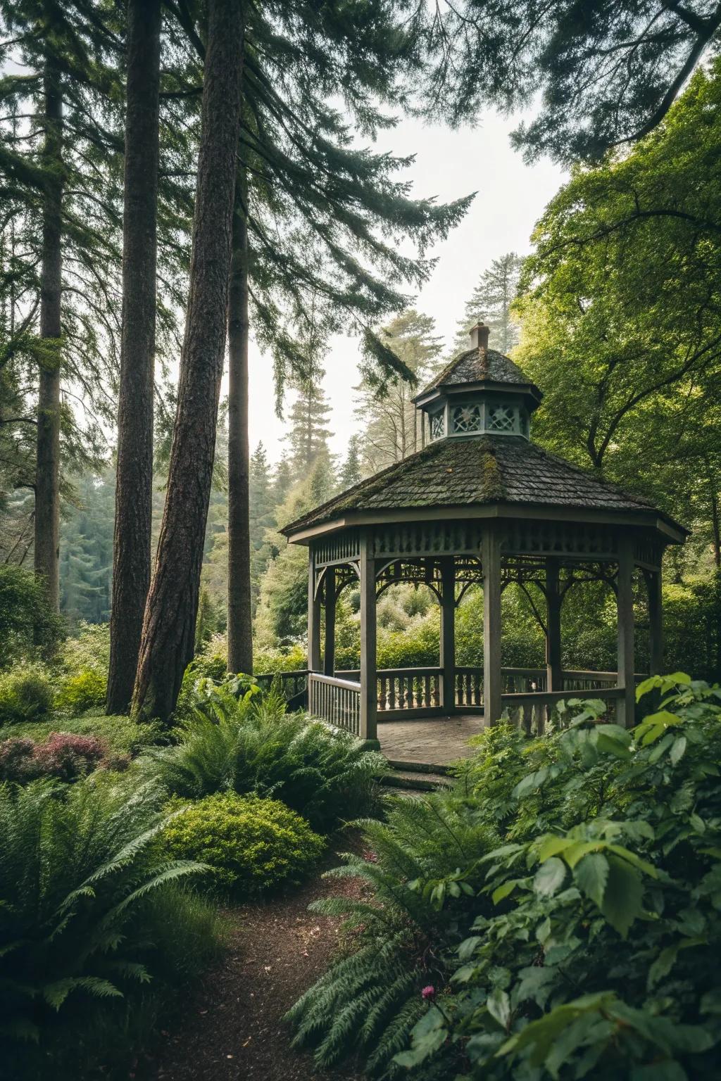 Integrate your gazebo with nature for a harmonious retreat.
