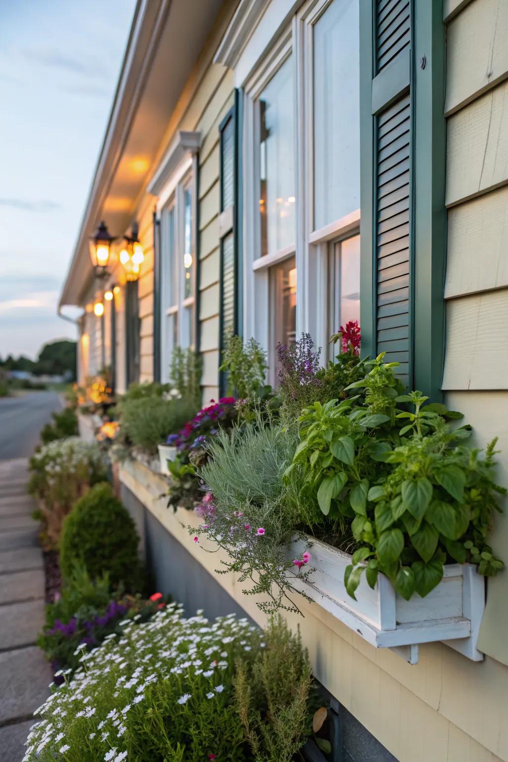 Window boxes bring beauty and utility to your home.