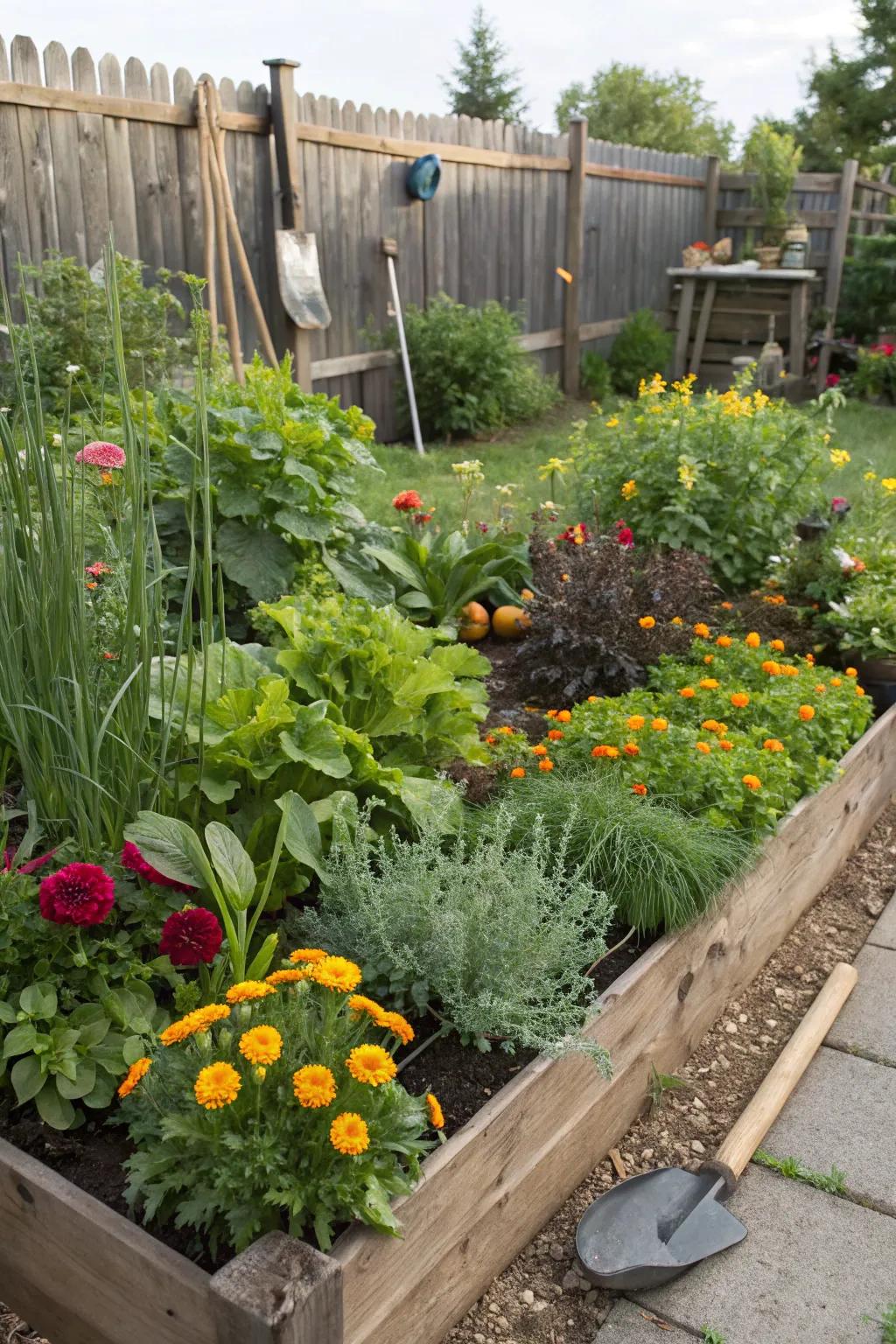 Diversity is the spice of garden life.