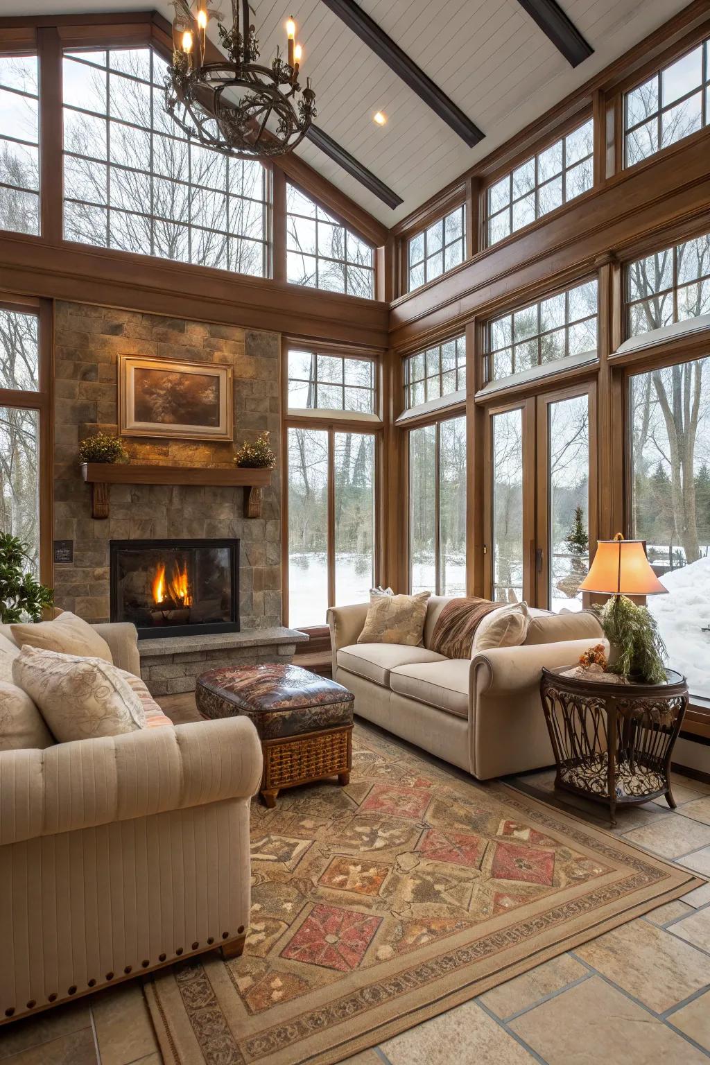 A four-season room with year-round comfort.