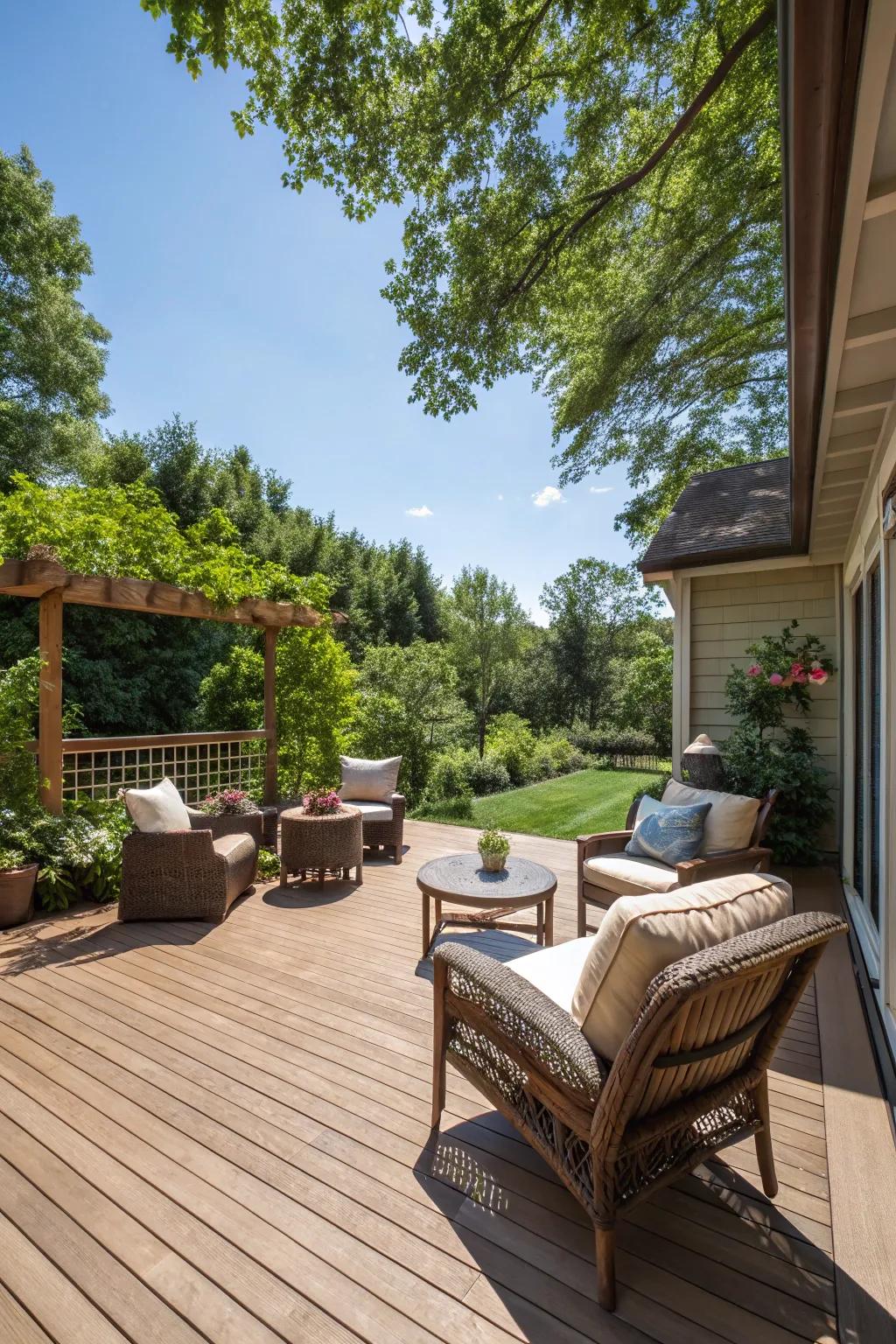 A patio or deck can be the perfect extension of your indoor living space.
