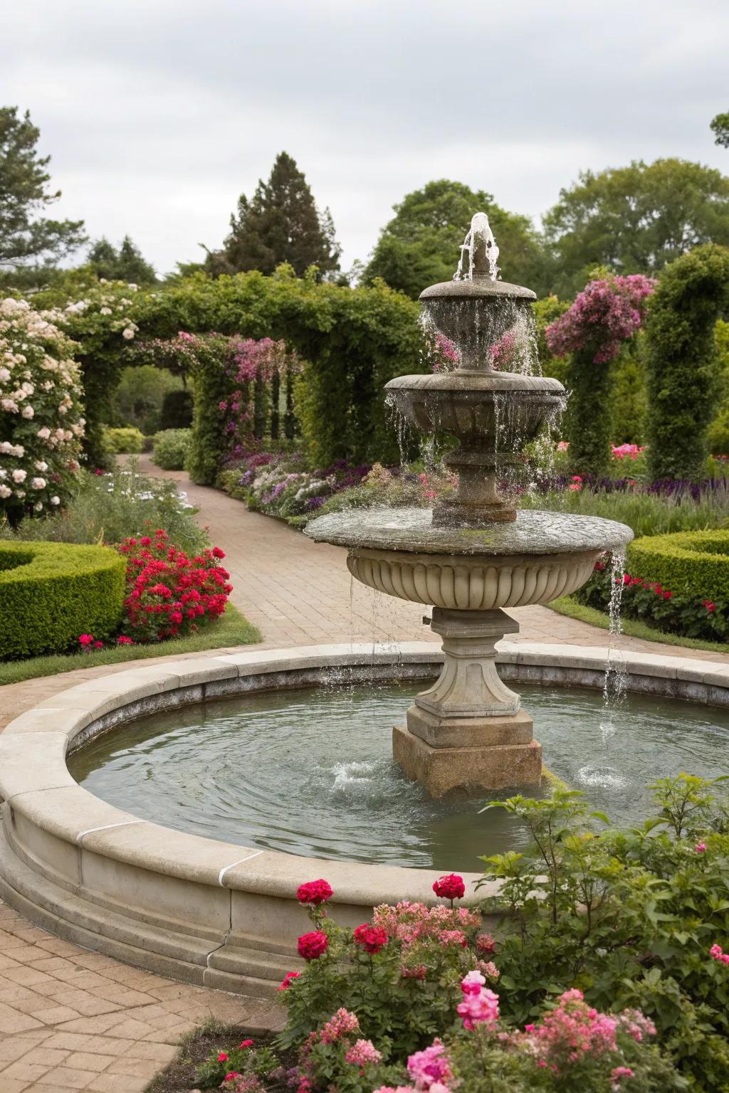 Artistic garden structures can enhance the elegance of your outdoor space.