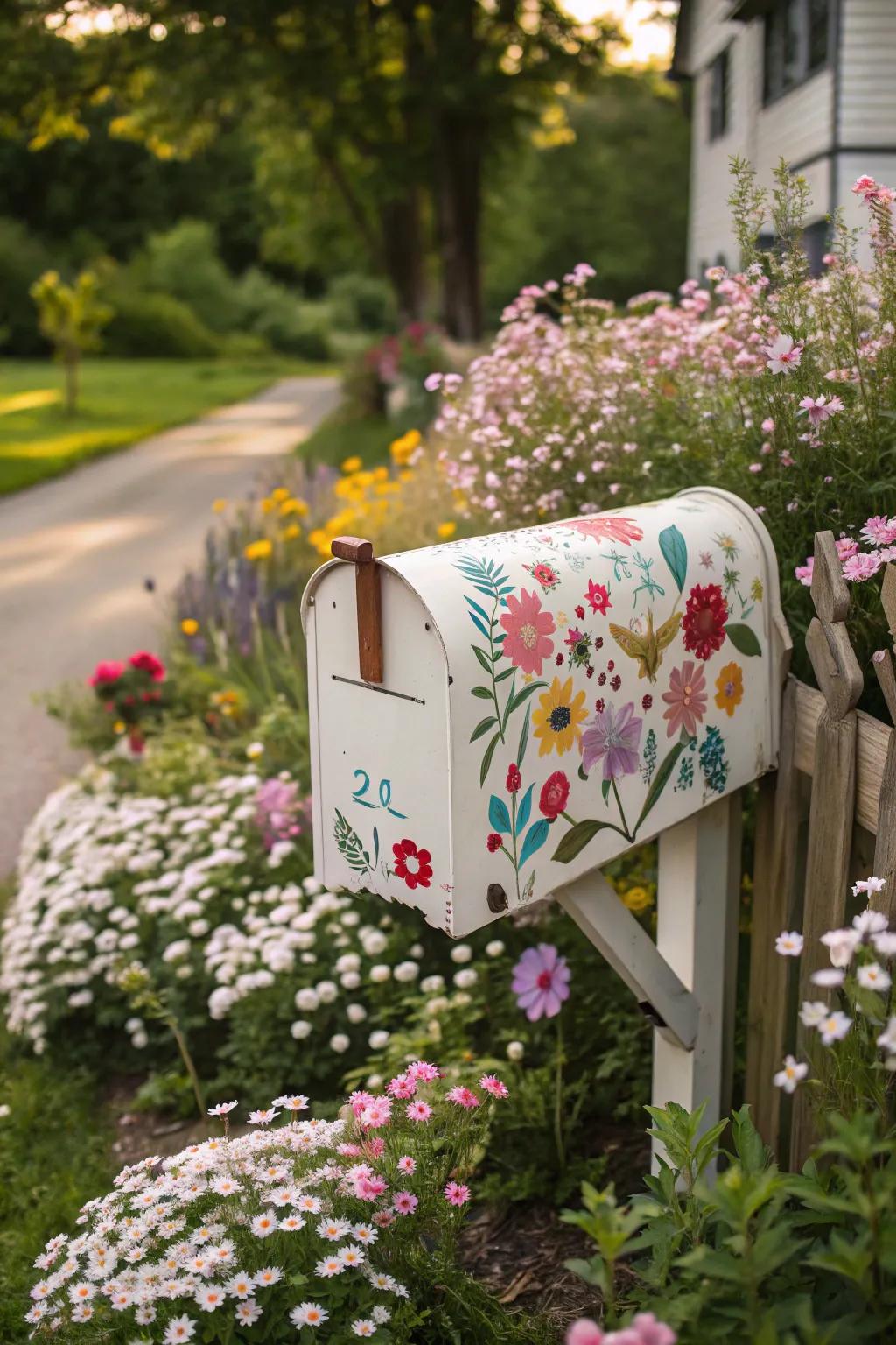 Embrace nature with beautiful floral pattern decals.