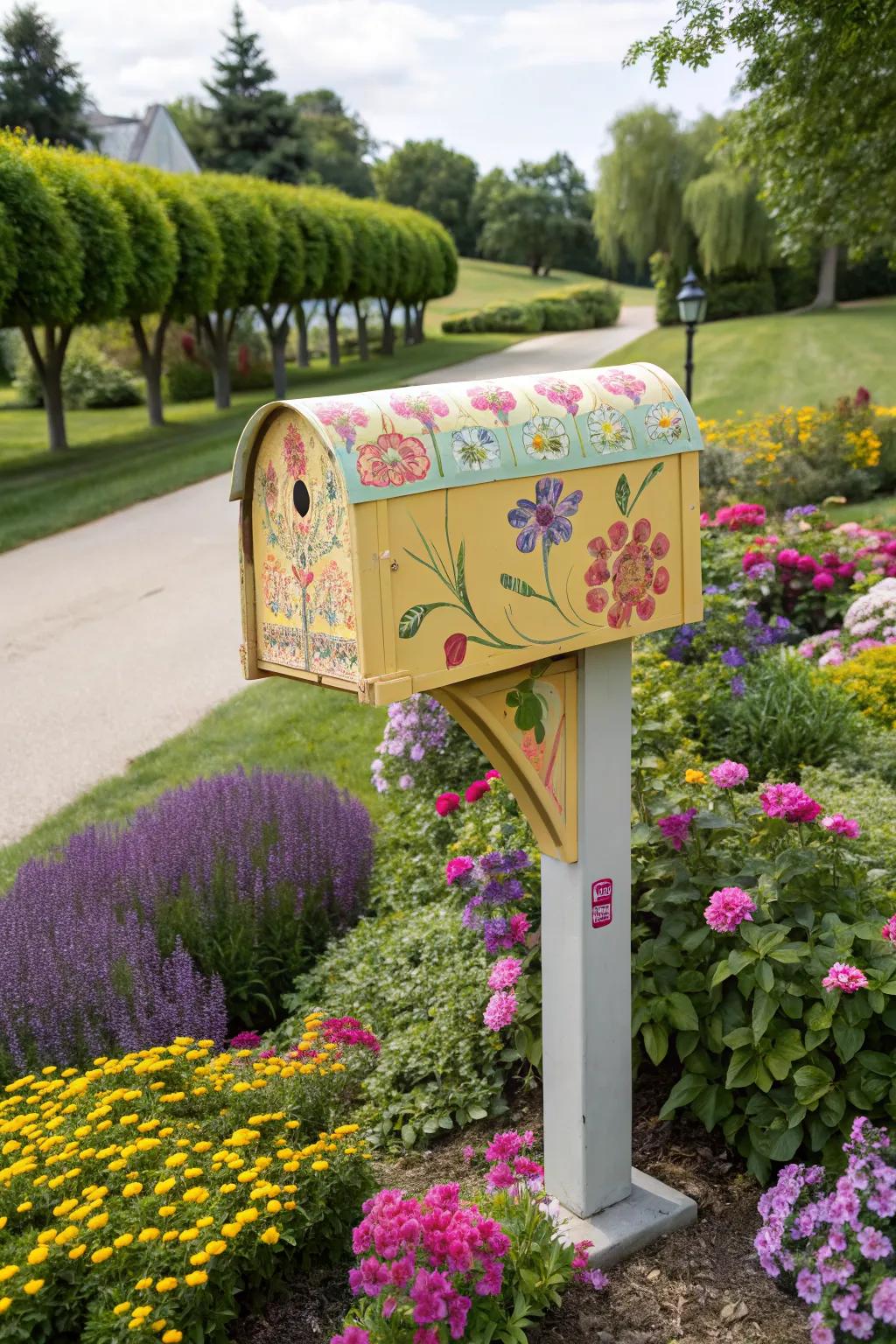 A bold paint job can make your mailbox stand the star of the street.