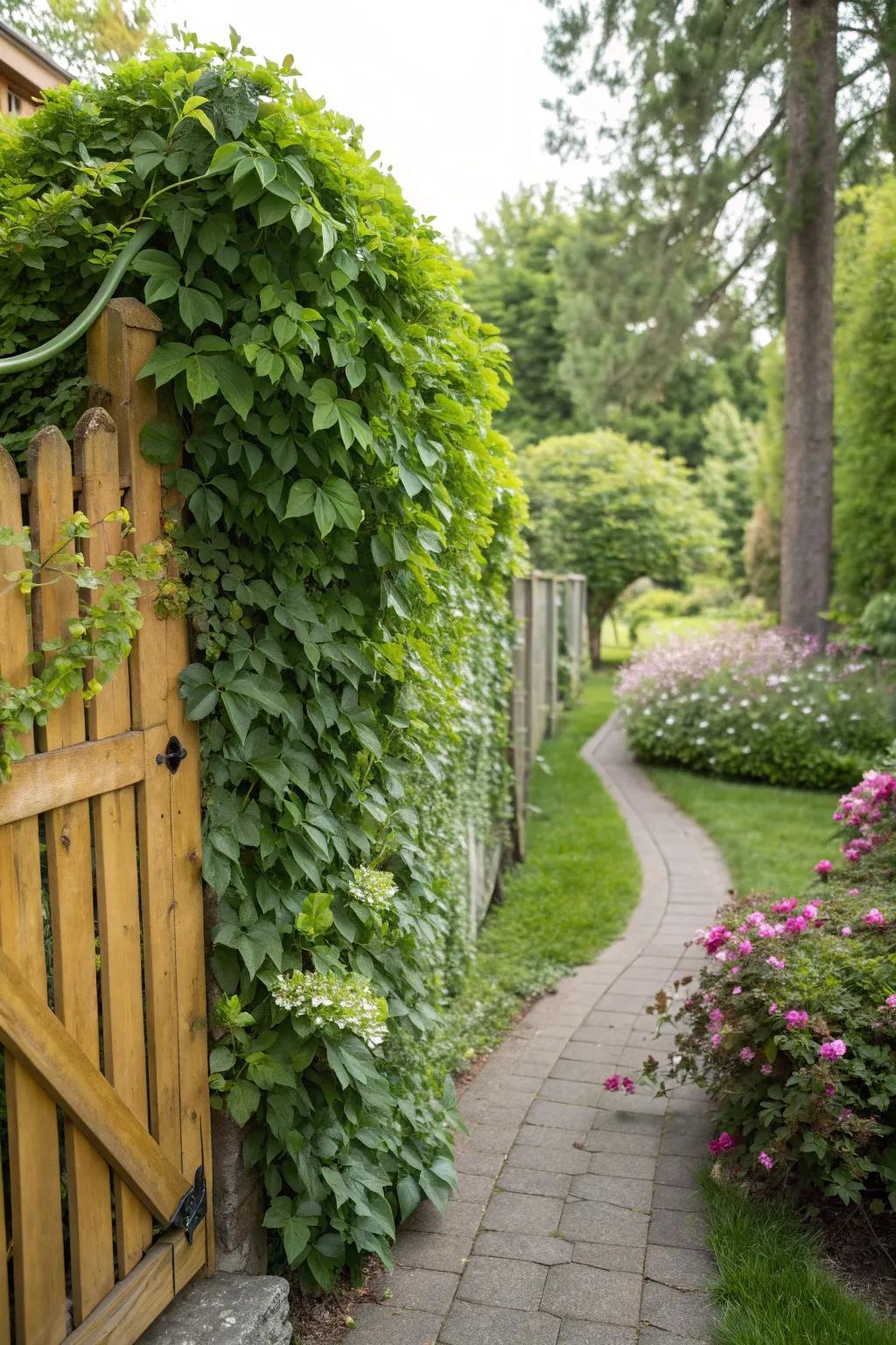 Living green walls bring nature into your fence design.