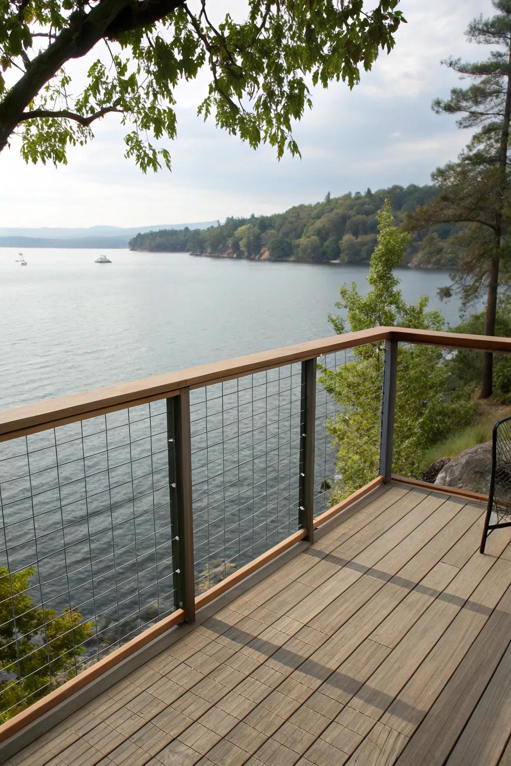 Horizontal lines create a unique and modern aesthetic.