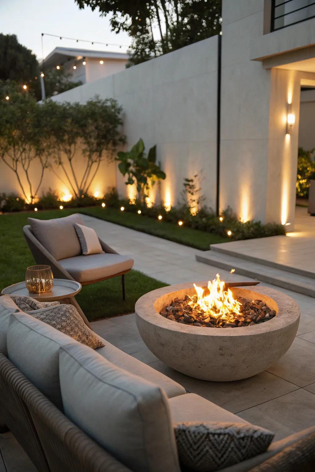 Gather around a cozy fire pit for memorable moments.