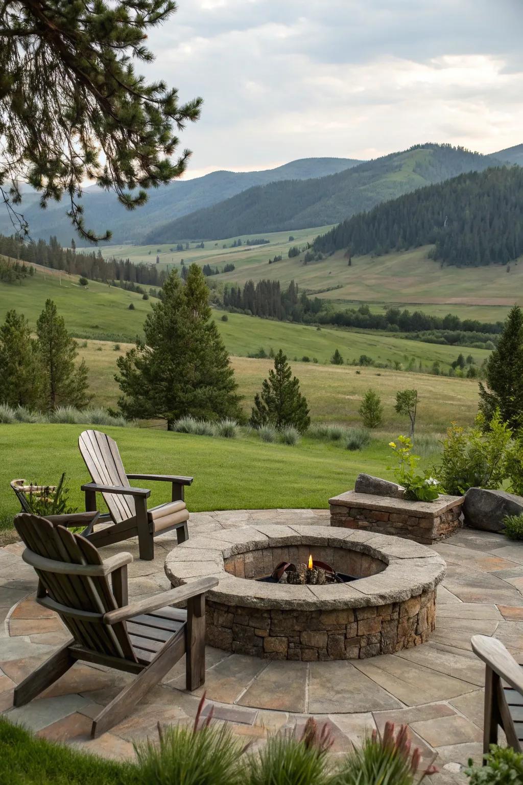 Gather around a cozy fire pit for unforgettable moments.