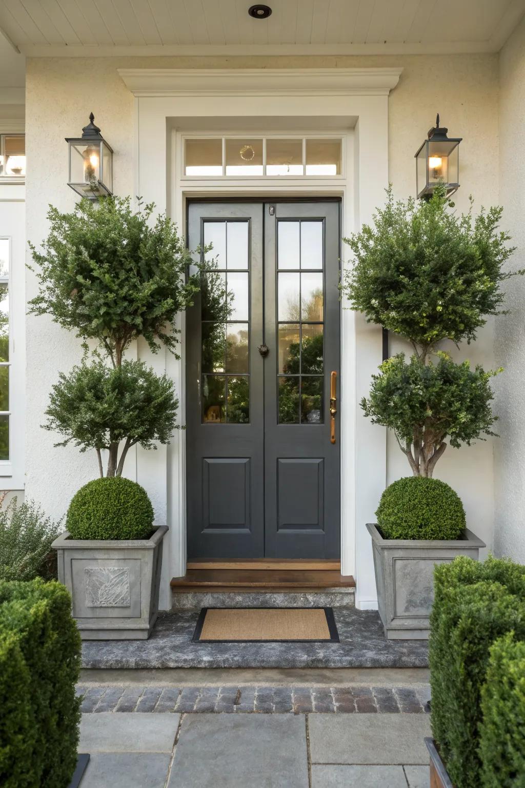Symmetry adds a touch of classic elegance.