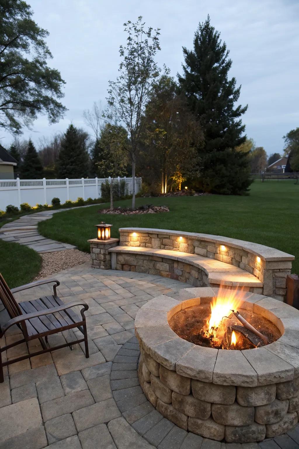 Integrate built-in seating for a cohesive and functional design.