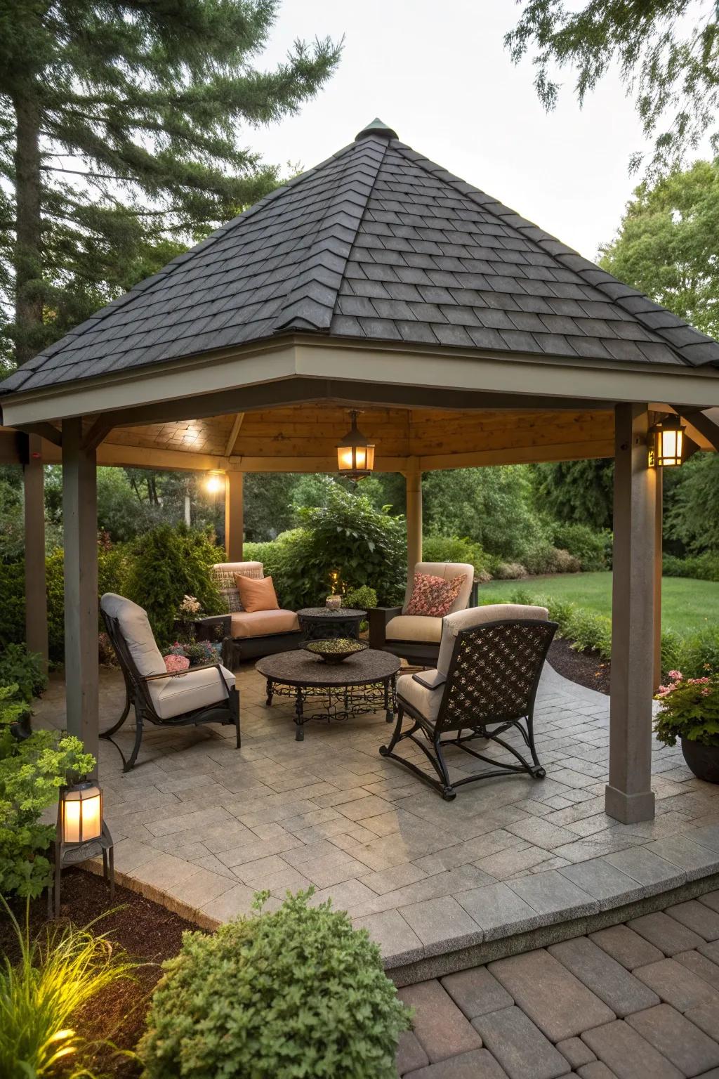 Enjoy the outdoors all year round with a covered porch.