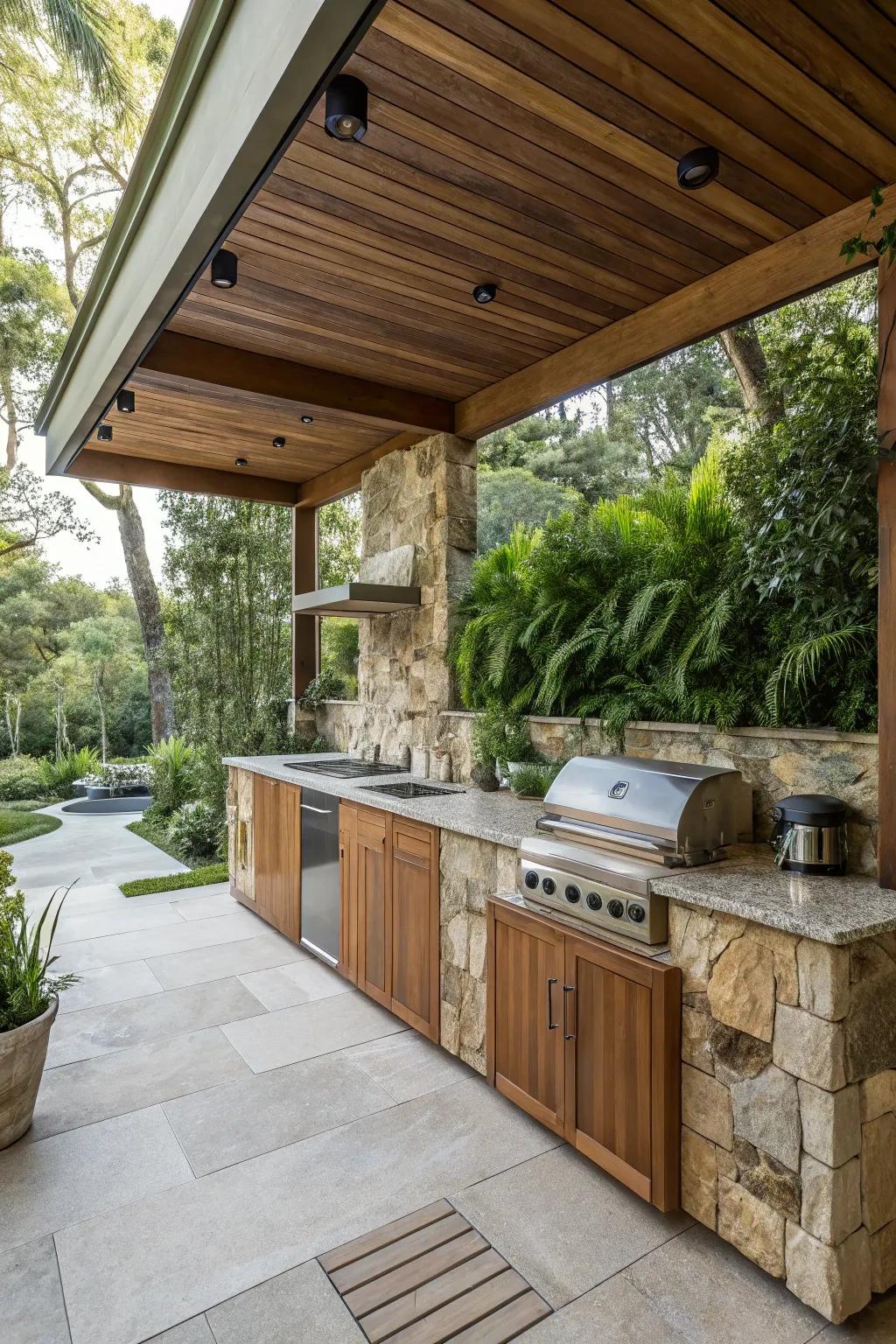 Nature-inspired design that harmonizes with the environment.