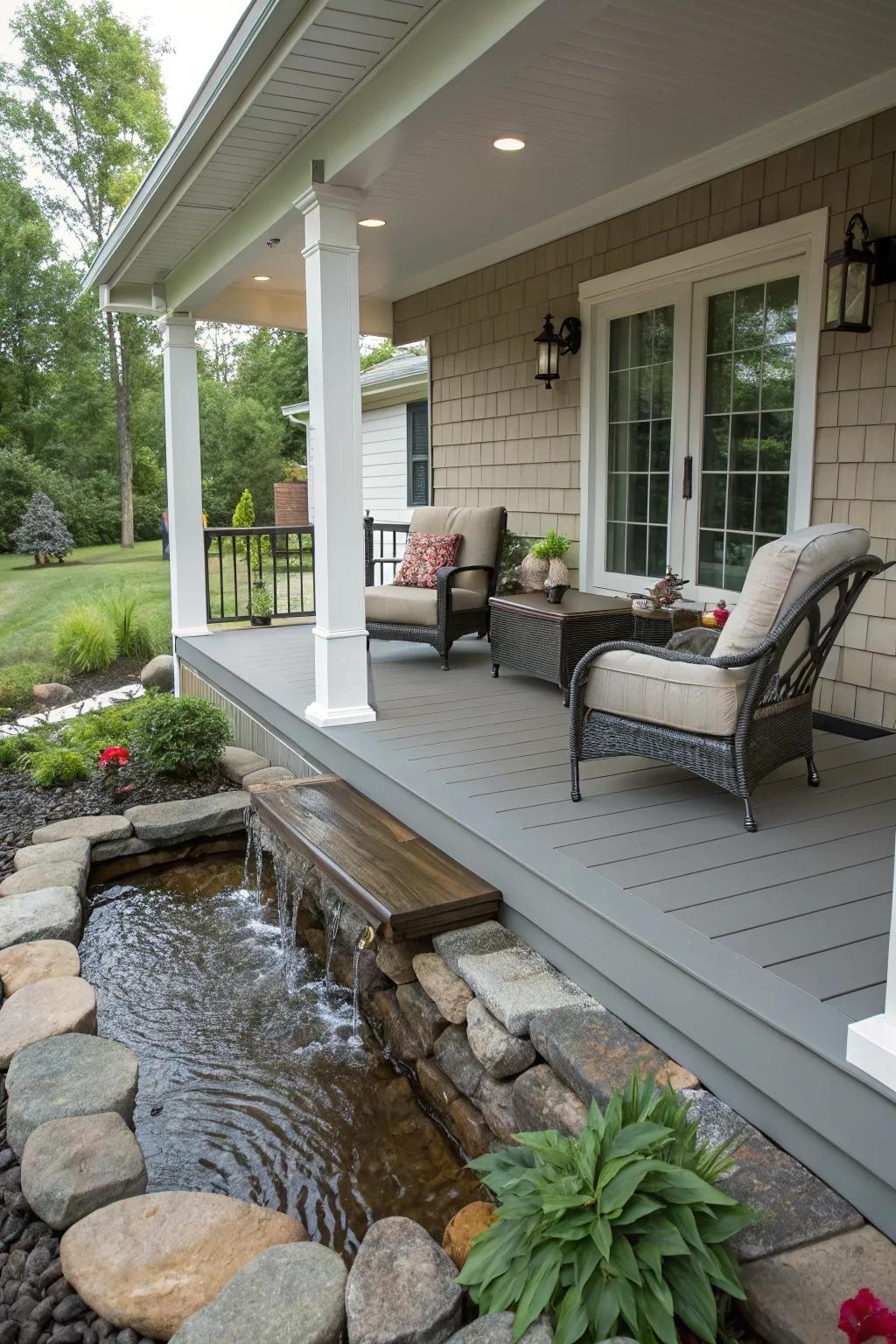Composite decking offers an eco-friendly and low-maintenance option.