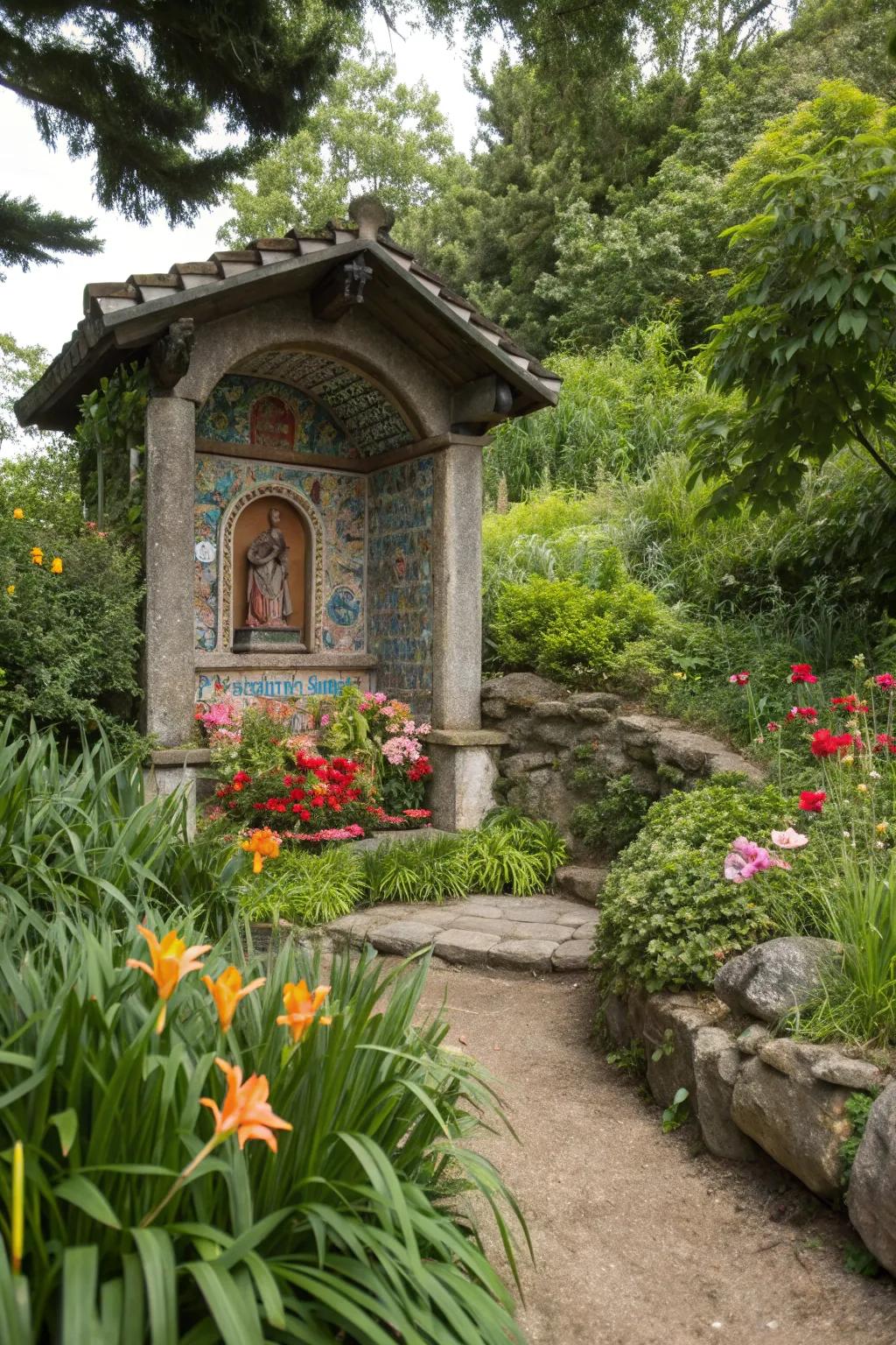 Mosaics bring color and creativity to your sacred space