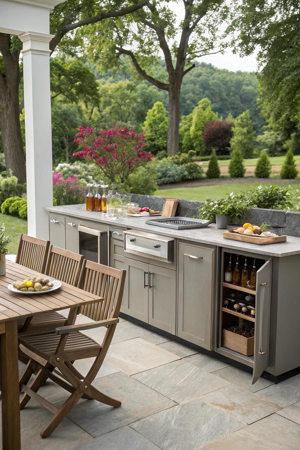 Convertible countertops offer both functionality and style.